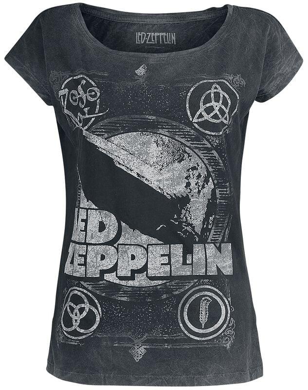 gothicana by emp "Shook Me" T-Shirt black-grey by Led Zeppelin
