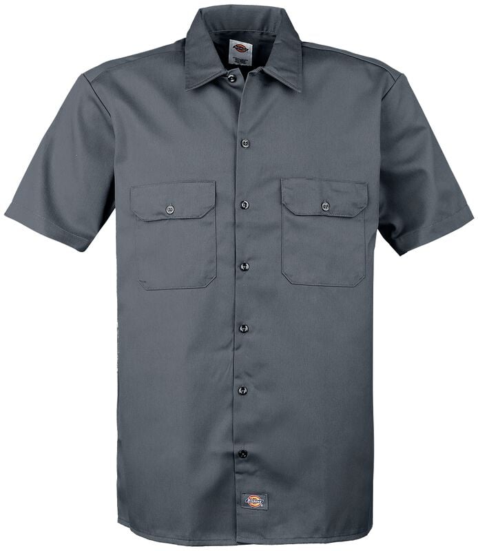 gothicana by emp "Short Sleeve Work Shirt" Short-sleeved Shirt charcoal by Dickies
