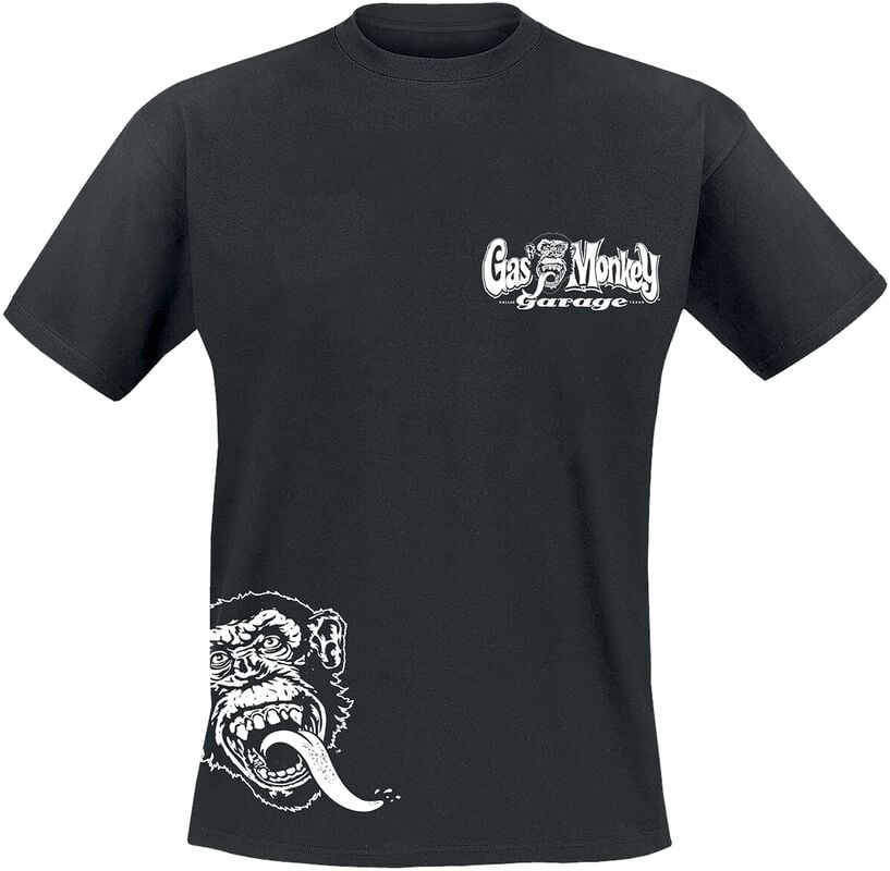 gothicana by emp "Side Kick" T-Shirt black by Gas Monkey Garage
