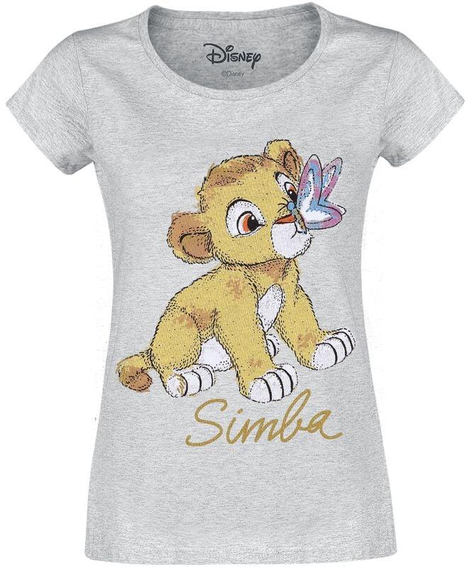 gothicana by emp "Simba - Baby" T-Shirt mottled grey by The Lion King
