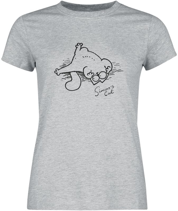 gothicana by emp "Simon´s Cat" T-Shirt mottled grey by Simon' s Cat