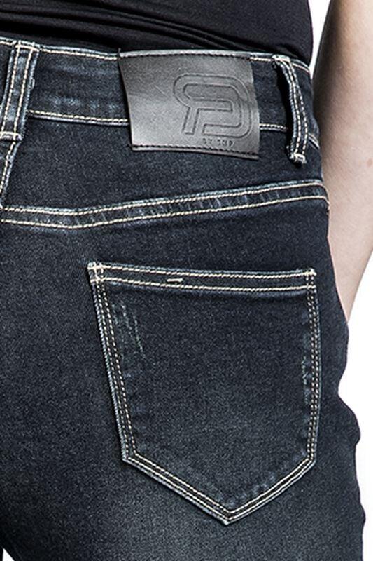 Gothicana By Emp "Skarlett - Dark-Blue Jeans With Wash" Jeans Dark Blue By RED By EMP