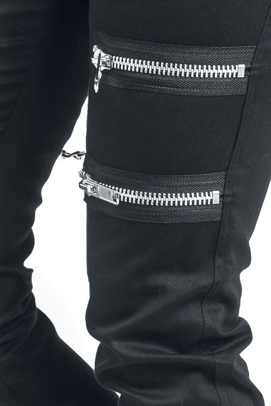 Gothicana By Emp "Skarlett" Jeans Black By Gothicana By EMP