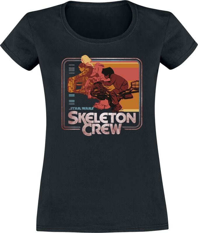 gothicana by emp "Skeleton Crew - Retro Riding" T-Shirt black by Star Wars
