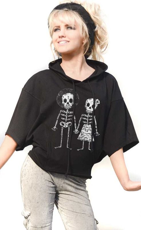 gothicana by emp "Skeleton Lovers Women's Hoodie" Hoodie black by Outer Vision
