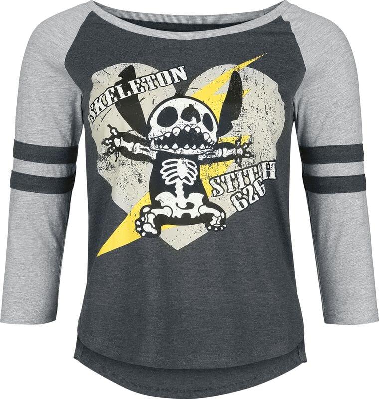 gothicana by emp "Skeleton Stitch" Long-sleeve Shirt multicolour by Lilo & Stitch