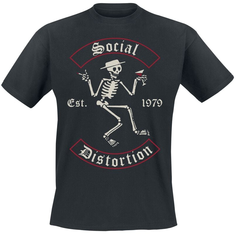 gothicana by emp "Skelly Banner" T-Shirt black by Social Distortion