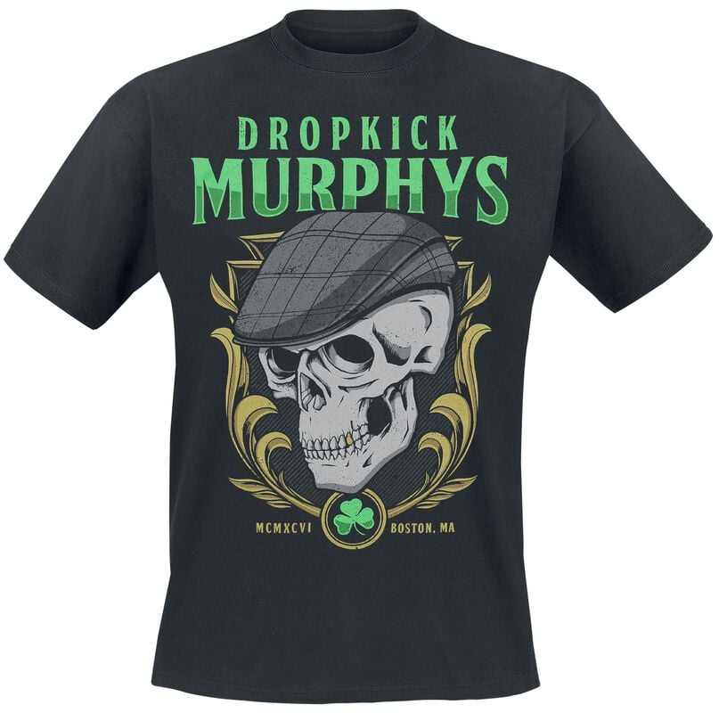 gothicana by emp "Skelly Skull" T-Shirt black by Dropkick Murphys