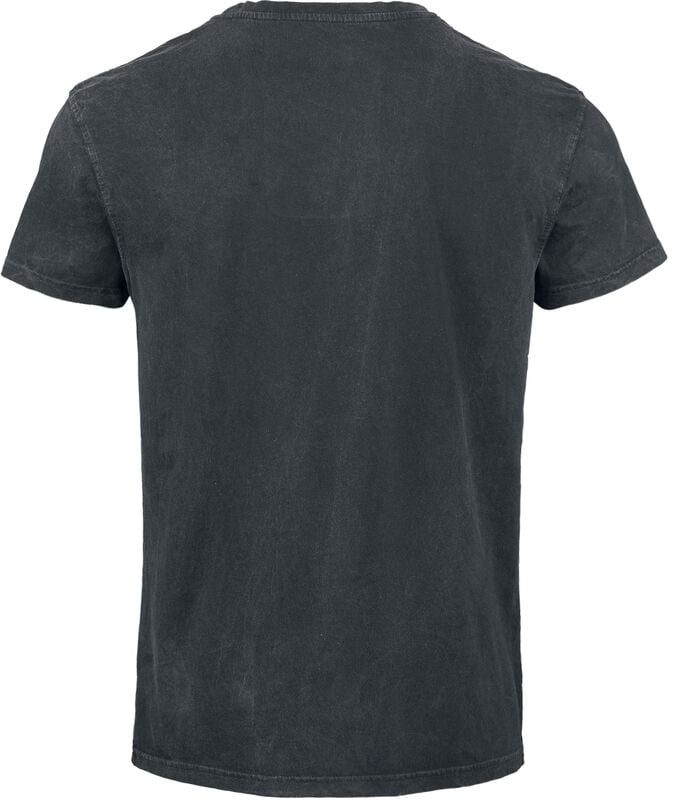 Gothicana By Emp "Skull Battleborn" T-Shirt Charcoal By Five Finger Death Punch