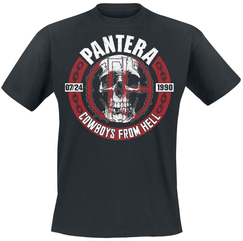 gothicana by emp "Skull Circle" T-Shirt black by Pantera
