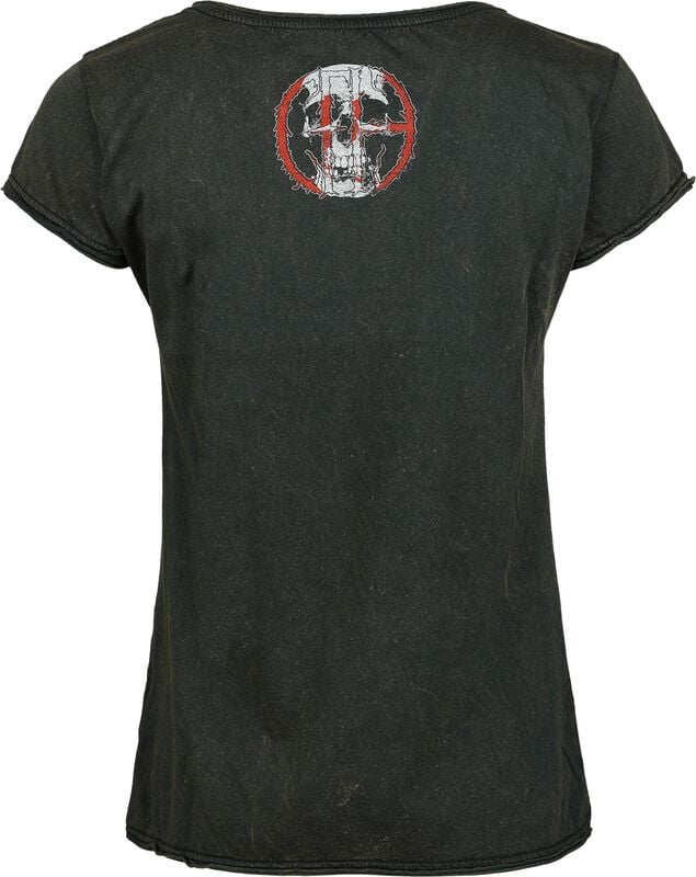 Gothicana By Emp "Skull Circle" T-Shirt Rust By Pantera