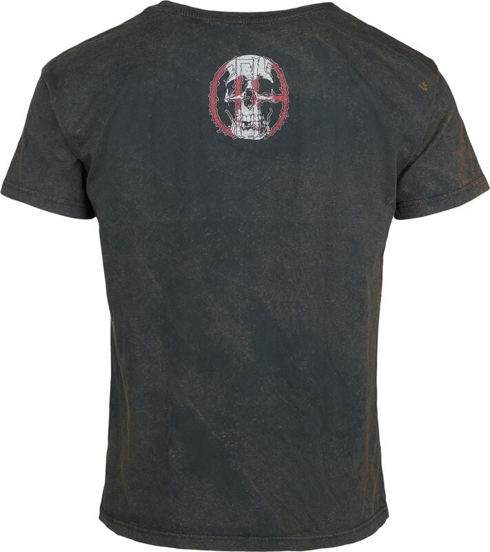Gothicana By Emp "Skull Circle" T-Shirt Rust By Pantera