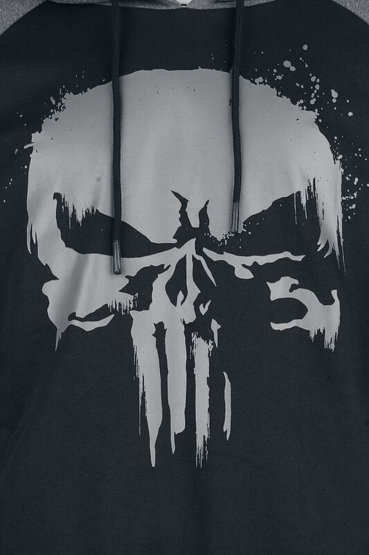 Gothicana By Emp "Skull" Hoodie Black-grey By The Punisher
