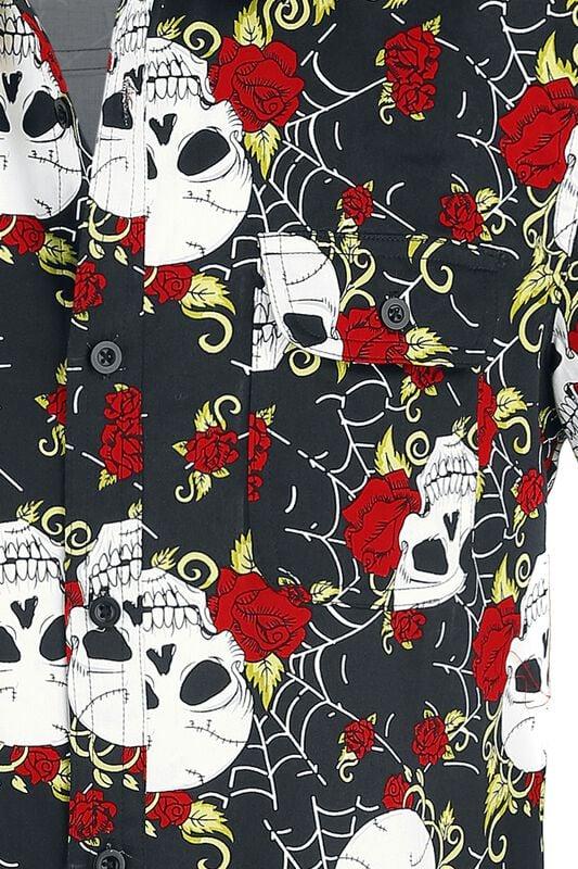 Gothicana By Emp "Skull" Short-sleeved Shirt Black By Jawbreaker