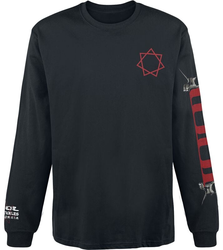 gothicana by emp "Skull Spikes" Long-sleeve Shirt black by Tool