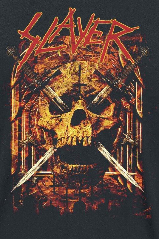 Gothicana By Emp "Skull Swords" T-Shirt Black By Slayer