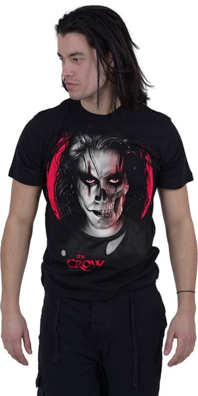 Gothicana By Emp "Skullface" T-Shirt Black By The Crow
