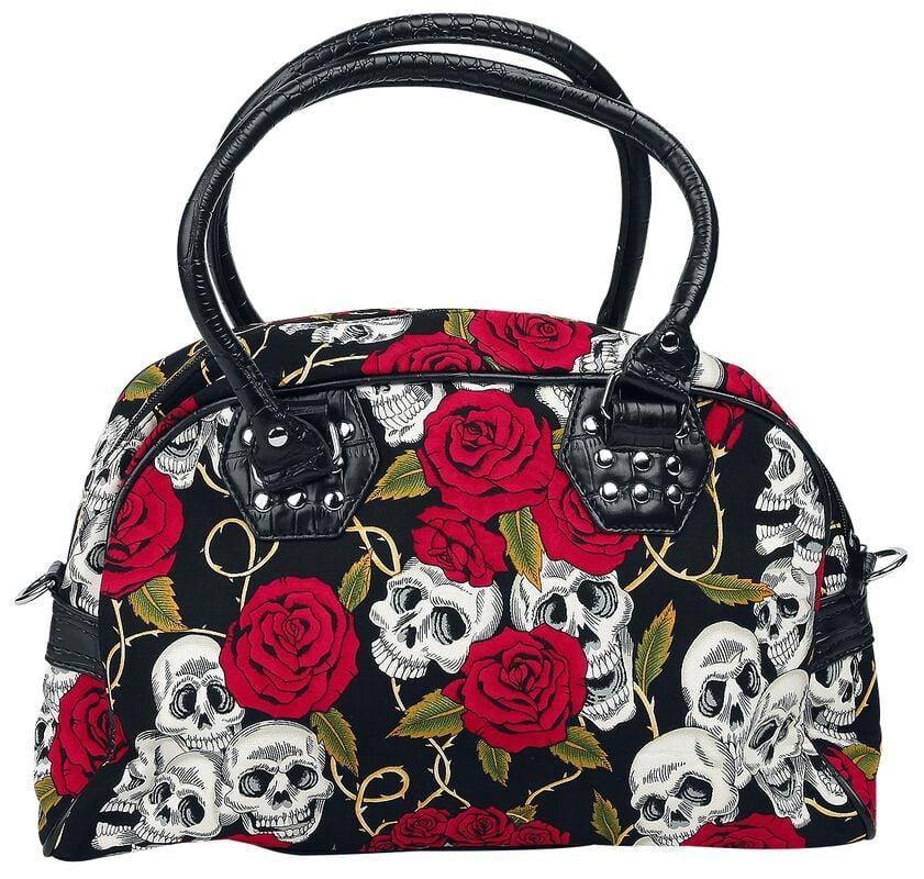Gothicana By Emp "Skulls And Roses" Handbag Black By Banned Alternative