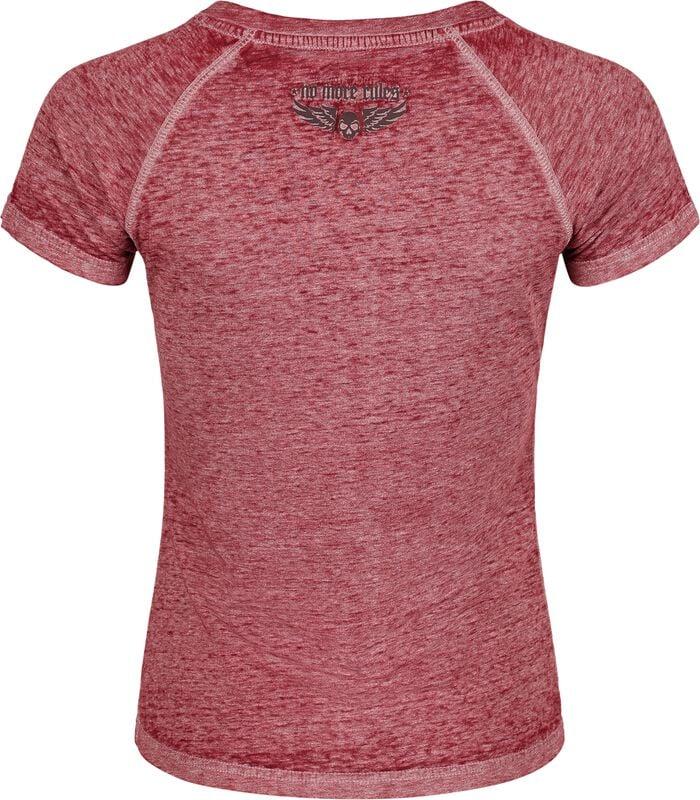 Gothicana By Emp "Skulls & Details" T-Shirt Burgundy By Rock Rebel By EMP