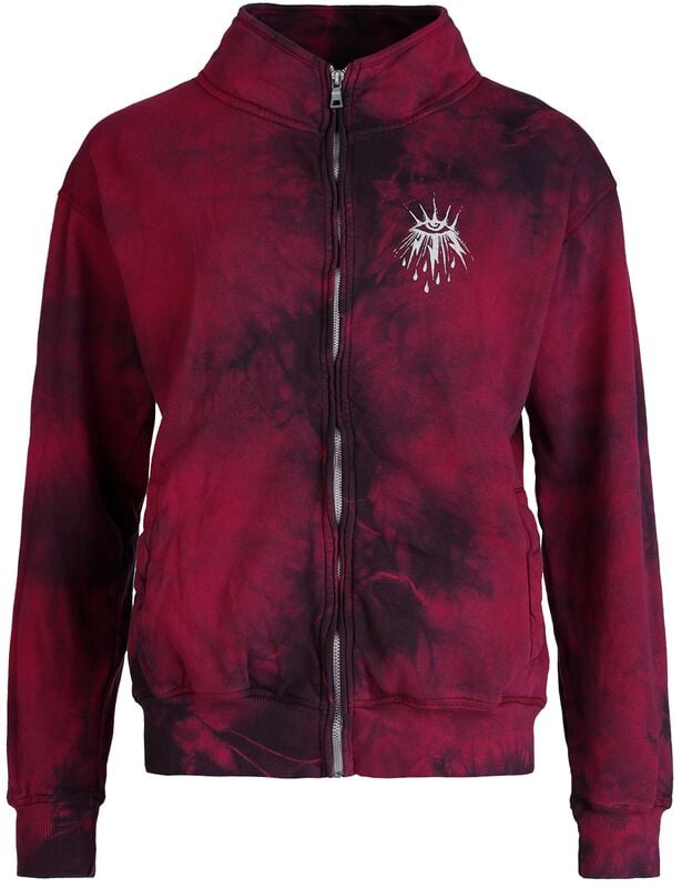 gothicana by emp "Sky Tears" Hoodie Jacket black-red by Outer Vision