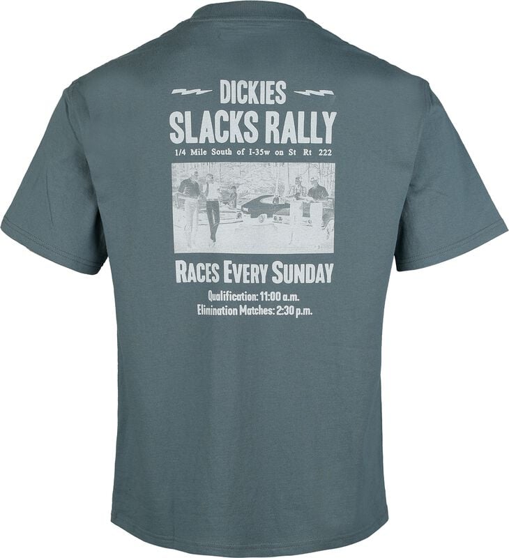 Gothicana By Emp "SLACKS RALLY T-SHIRT" T-Shirt Grey By Dickies