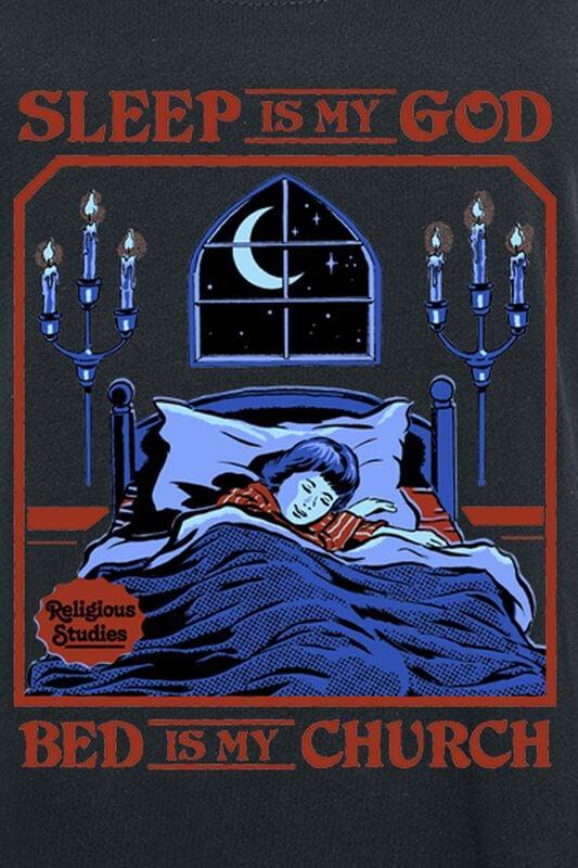Gothicana By Emp "Sleep Is My God - Bed Is My Church" Top Black By Steven Rhodes