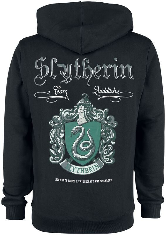 Gothicana By Emp "Slytherin" Hoodie Black By Harry Potter