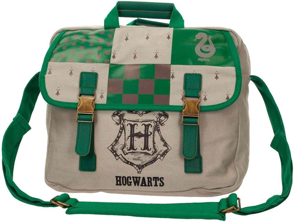 gothicana by emp "Slytherin" Shoulder Bag green-old white by Harry Potter