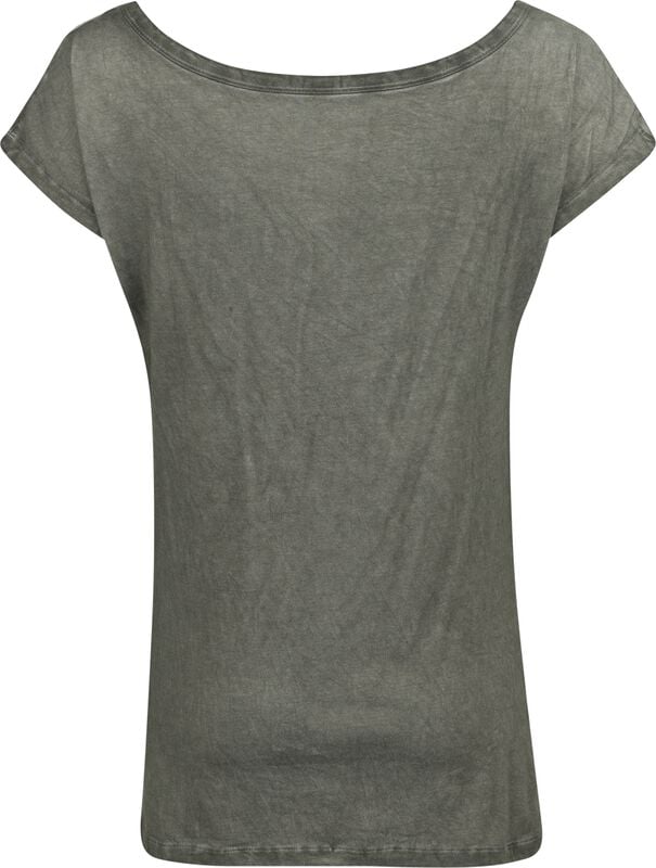 Gothicana By Emp "Slytherin" T-Shirt Grey By Harry Potter