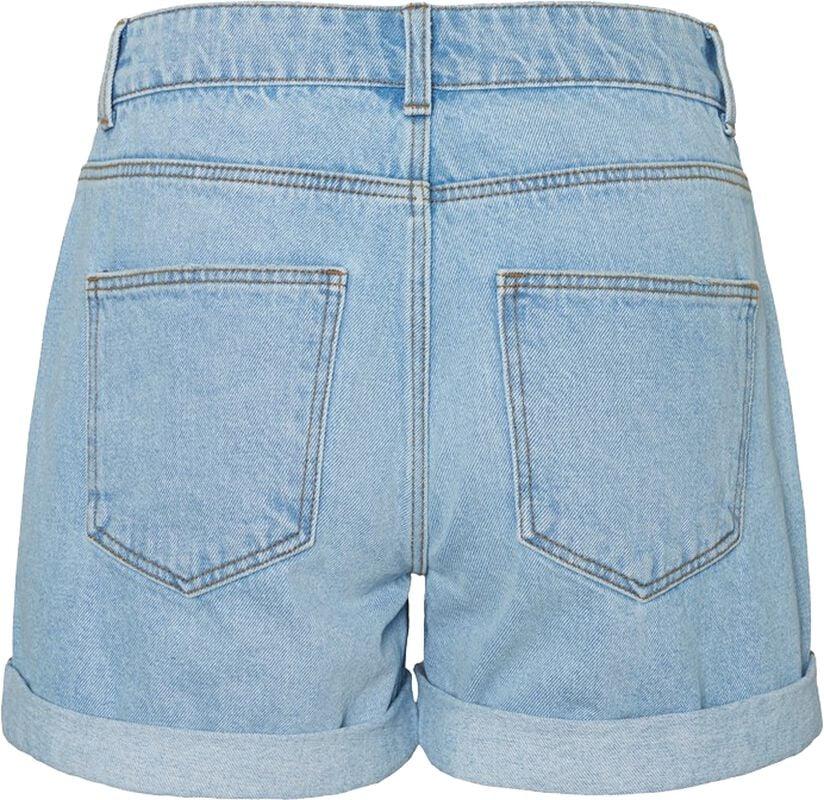 Gothicana By Emp "Smiley Destroy Shorts" Shorts Blue By Noisy May