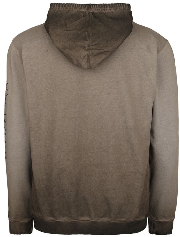 Gothicana By Emp "Smiley Logo" Hoodie Brown By Nirvana