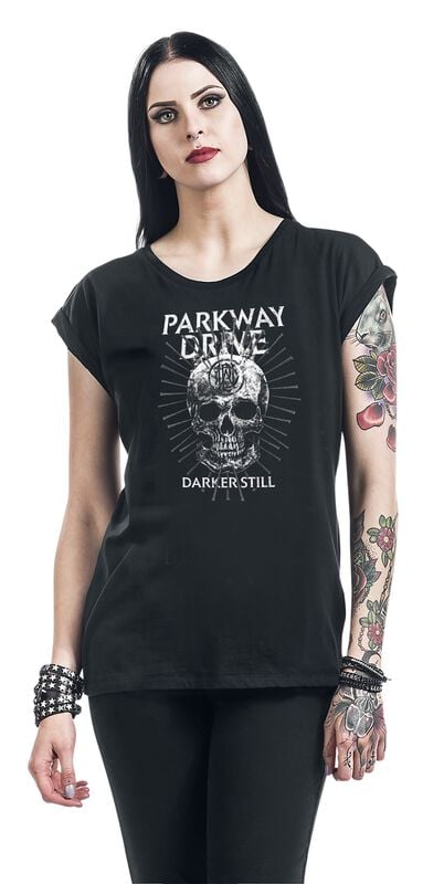 Gothicana By Emp "Smoke Skull" T-Shirt Black By Parkway Drive