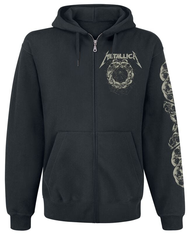 gothicana by emp "Snake Ring" Hoodie Jacket black by Metallica