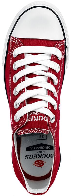 Gothicana By Emp "Sneaker Low" Sneakers Dark Red By Dockers By Gerli