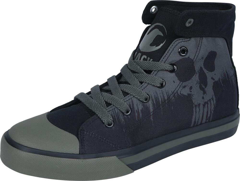 gothicana by emp "Sneaker with Skull Print" Sneakers High black by Black Premium by EMP
