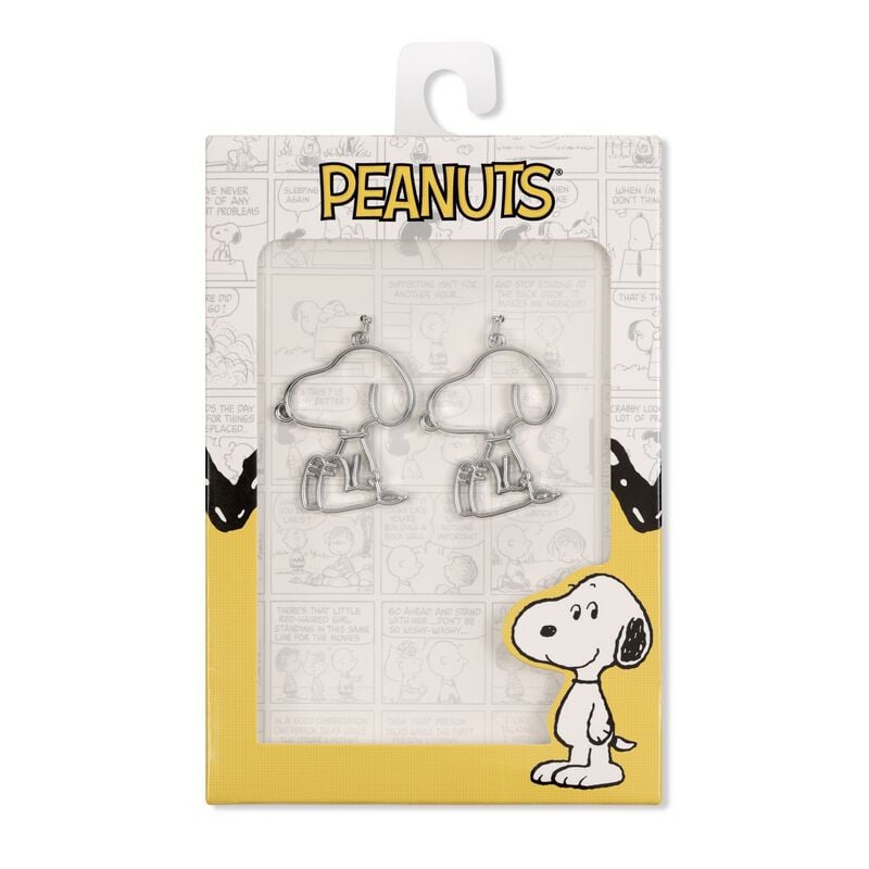 Gothicana By Emp "Snoopy" Earrings Silver-coloured By Peanuts
