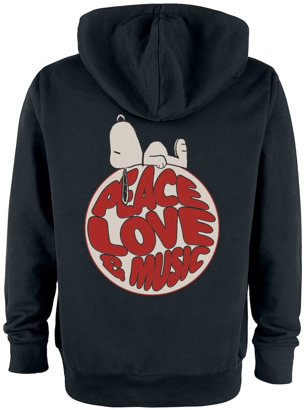 Gothicana By Emp "Snoopy Love" Hoodie Black By Peanuts
