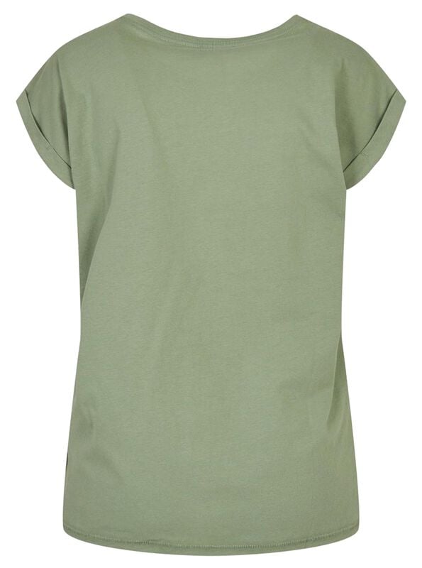 Gothicana By Emp "Snoopy - Retro Rainbow" T-Shirt Green By Peanuts