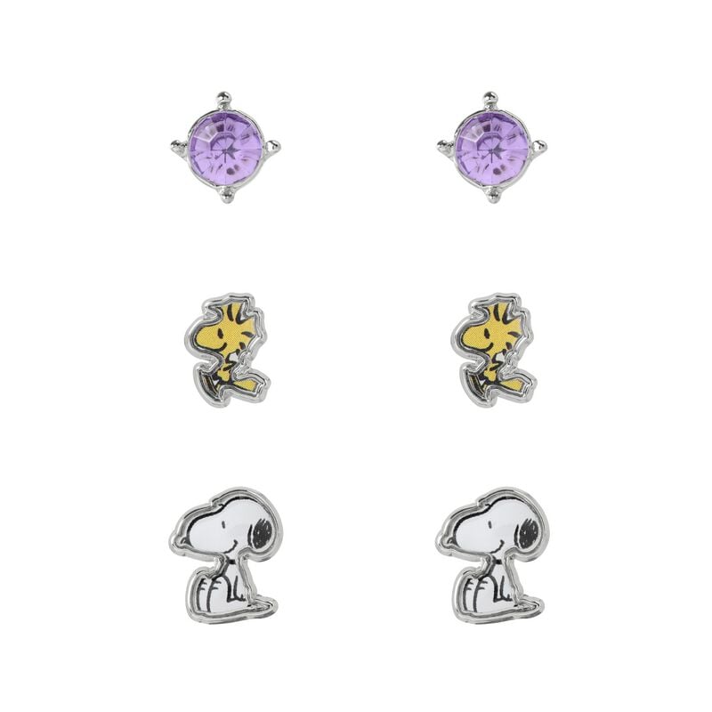 gothicana by emp "Snoopy & Woodstock" Earring Set white-yellow by Peanuts