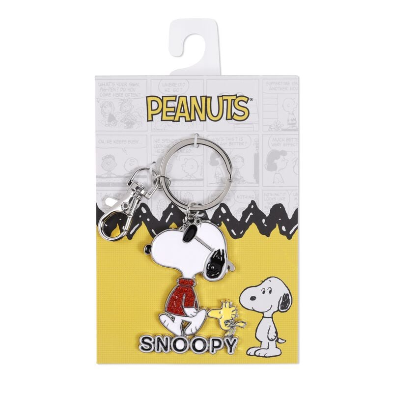 Gothicana By Emp "Snoopy & Woodstock" Keyring Pendant Multicolour By Peanuts