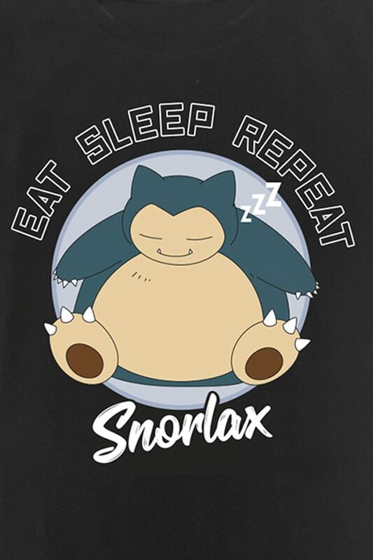 Gothicana By Emp "Snorlax - Eat Sleep Repeat" Mini Dress Black By Pokémon