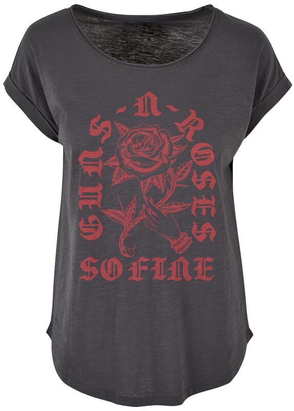 gothicana by emp "So Fine Rose" T-Shirt grey by Guns N' Roses
