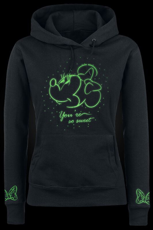 Gothicana By Emp "So Sweet" Hoodie Black By Mickey Mouse