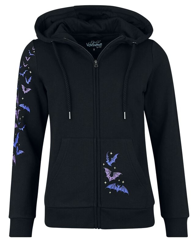 gothicana by emp "Soothsayer Cat Zipped Hoodie" Hoodie Jacket black by Full Volume by EMP