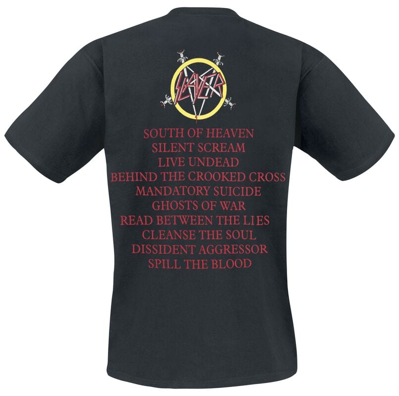 Gothicana By Emp "South Of Heaven" T-Shirt Black By Slayer