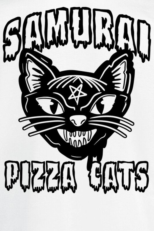 Gothicana By Emp "SPC" T-Shirt White By Samurai Pizza Cats
