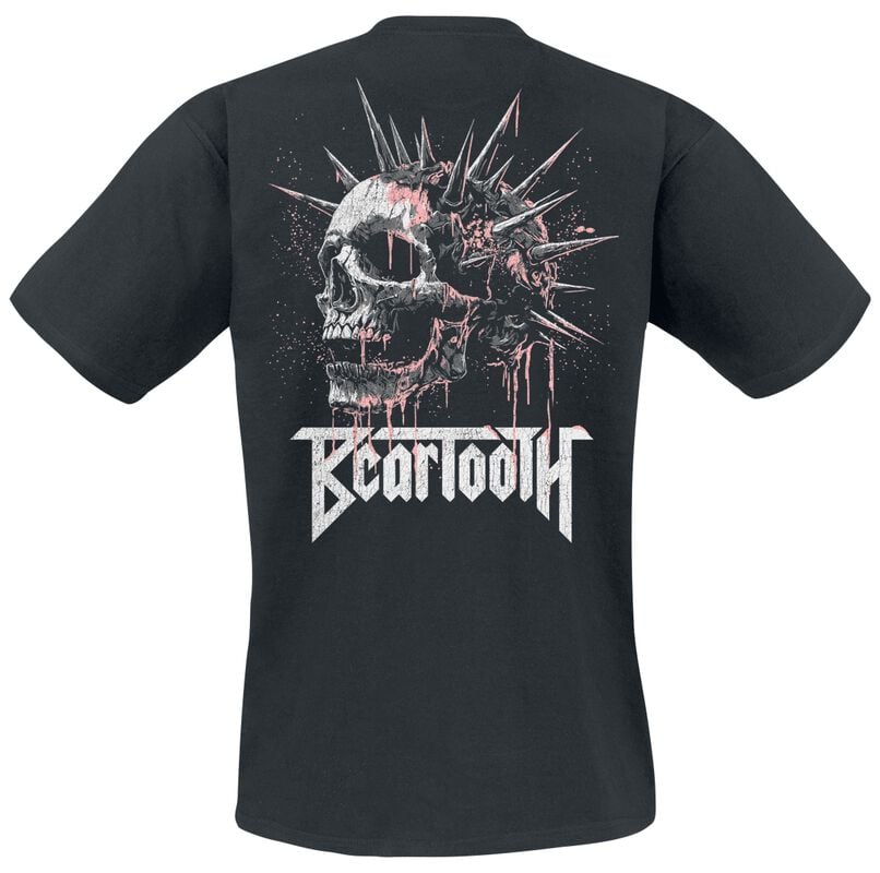 Gothicana By Emp "Spike Skull" T-Shirt Black By Beartooth
