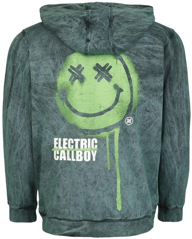 Gothicana By Emp "Spray Smile" Hoodie Jacket Petrol By Electric Callboy