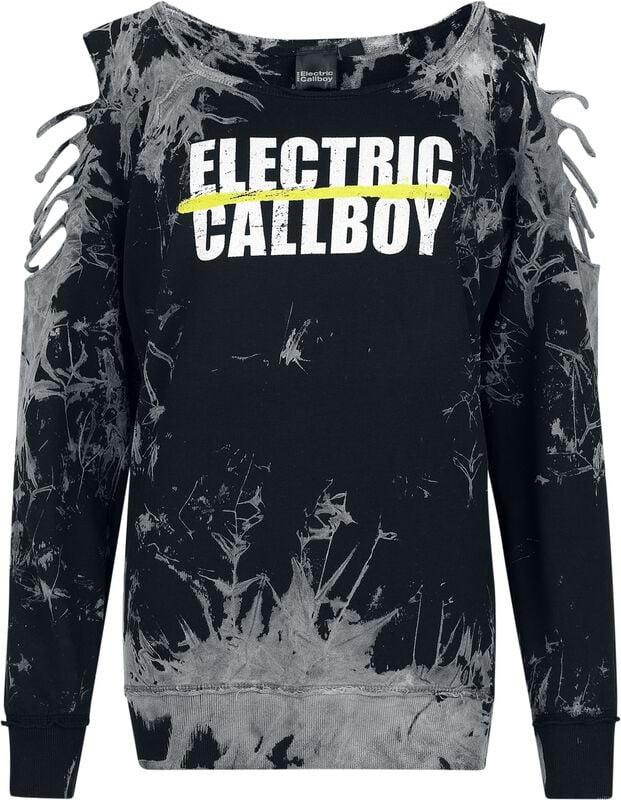 gothicana by emp "Spray Smile" Sweatshirt black-grey by Electric Callboy