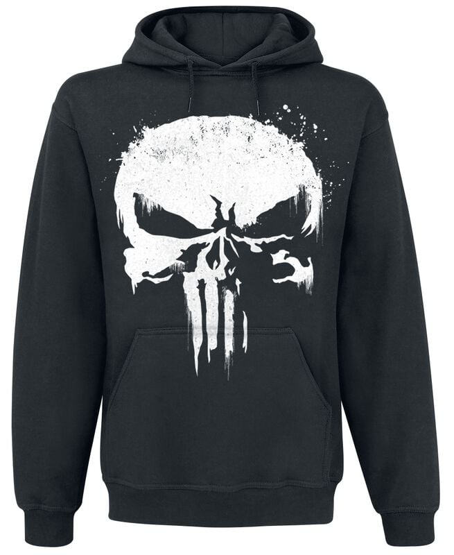 gothicana by emp "Sprayed Skull Logo" Hoodie black by The Punisher